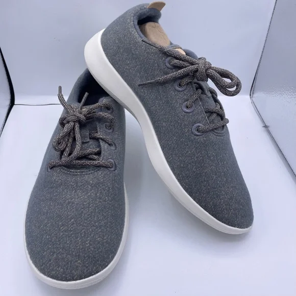 ALLBIRDS merino wool gray classic runner sneakers women Size 11 - Picture 9 of 11